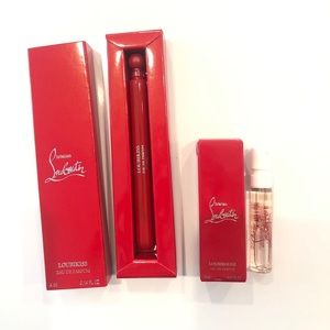 NEW Cristian Louboutin Loubikiss EDP Deluxe Travel Tube 4ml + Loubirouge EDP 2ml